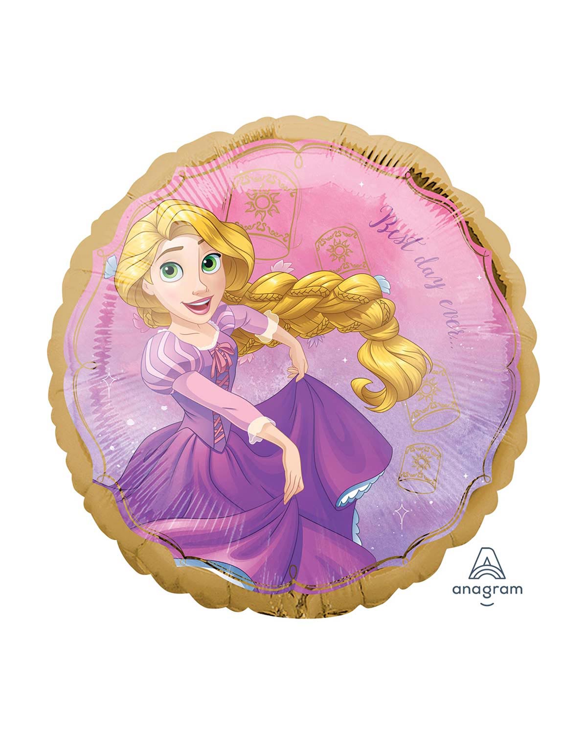 A007-N.jpg Princess Rapunzel Once Upon A Time 18 Inch Foil Balloon - Image 1