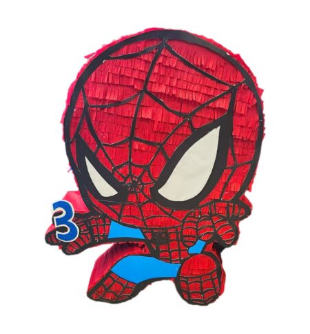 Handmade Custom Spider-Man Piñata - Personalized Ultimate Epic Fun Superhero Party Decoration