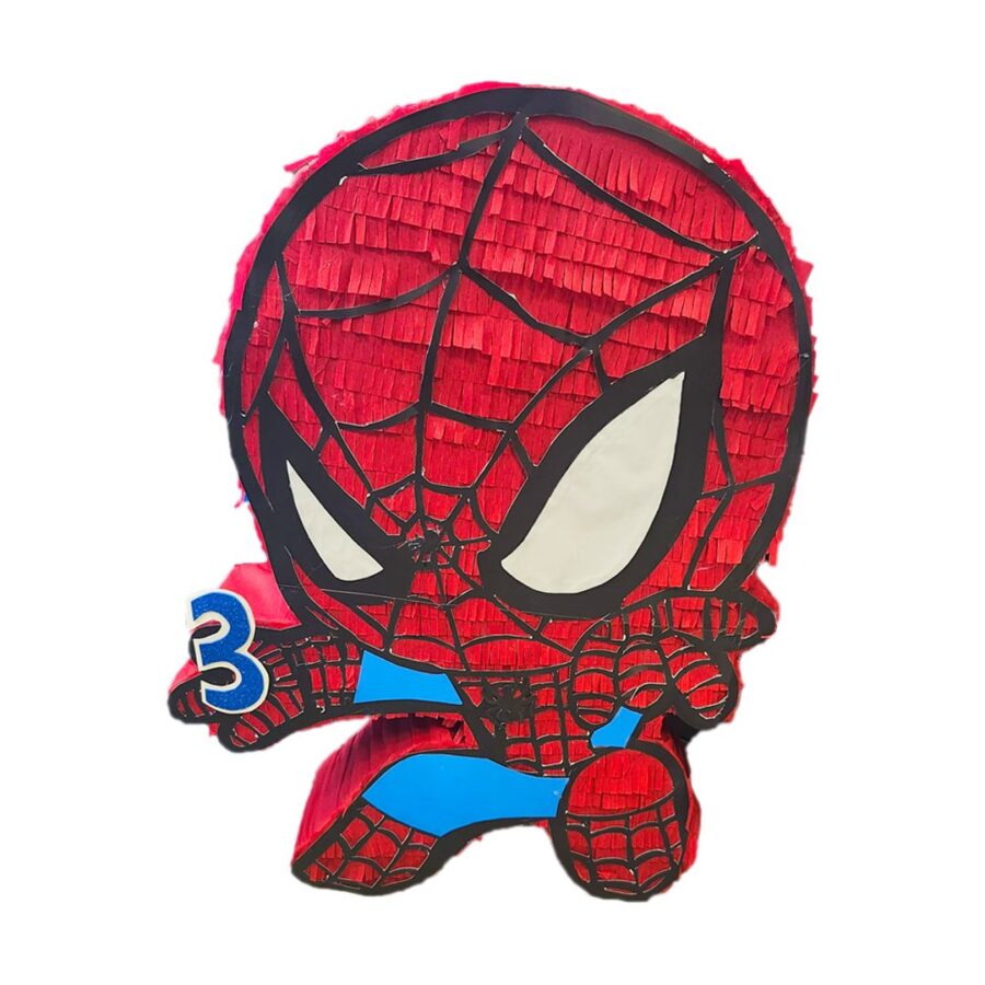 Handmade Custom Spider-Man Piñata - Personalized Ultimate Epic Fun Superhero Party Decoration