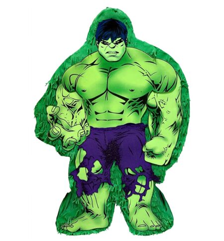 Handmade Hulk Piñata - Personalized Ultimate Superhero Party Decoration