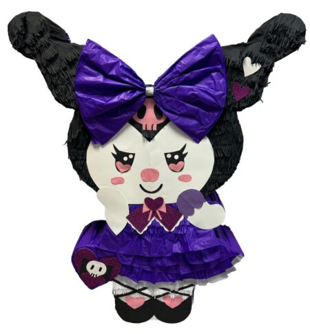 Handmade Kuromi Piñata - Personalized Cute Fun Party Decoration