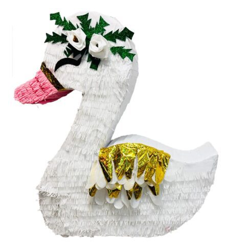 Handmade Swan Piñata - Personalized Elegant Party Decoration