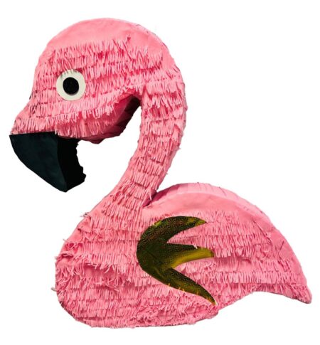 Handmade Flamingo Piñata - Personalized Vibrant Party Decoration